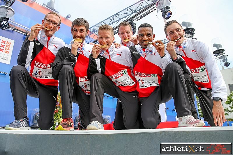 Team Europameister Halbmarathon 2016 (Bild: athletix.ch)